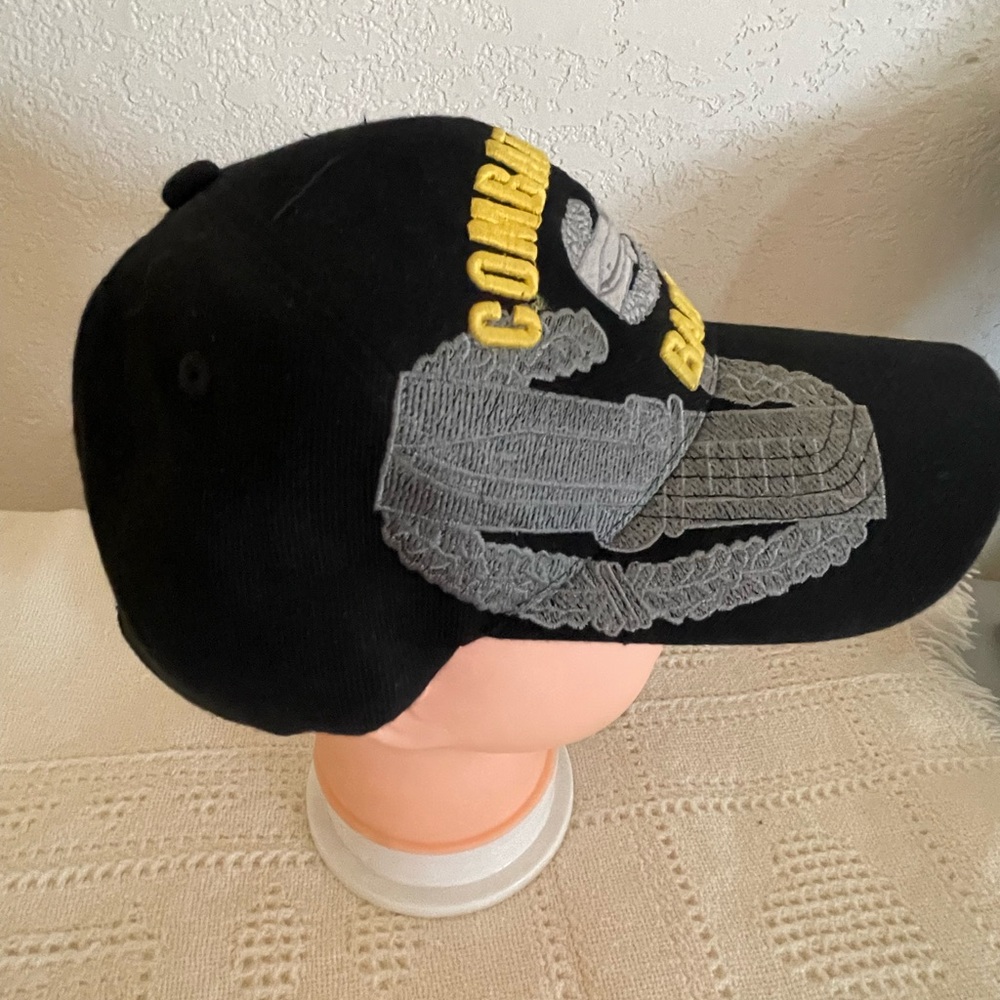 Combat Action Badge Cap. Adjustable Back - image 2